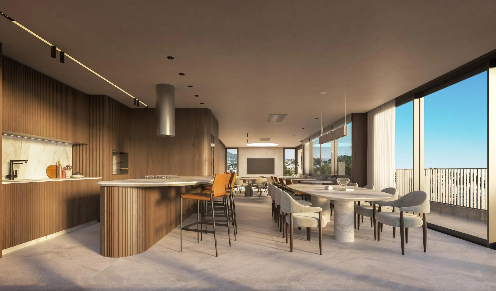 Aura Residence, espaço gourmet