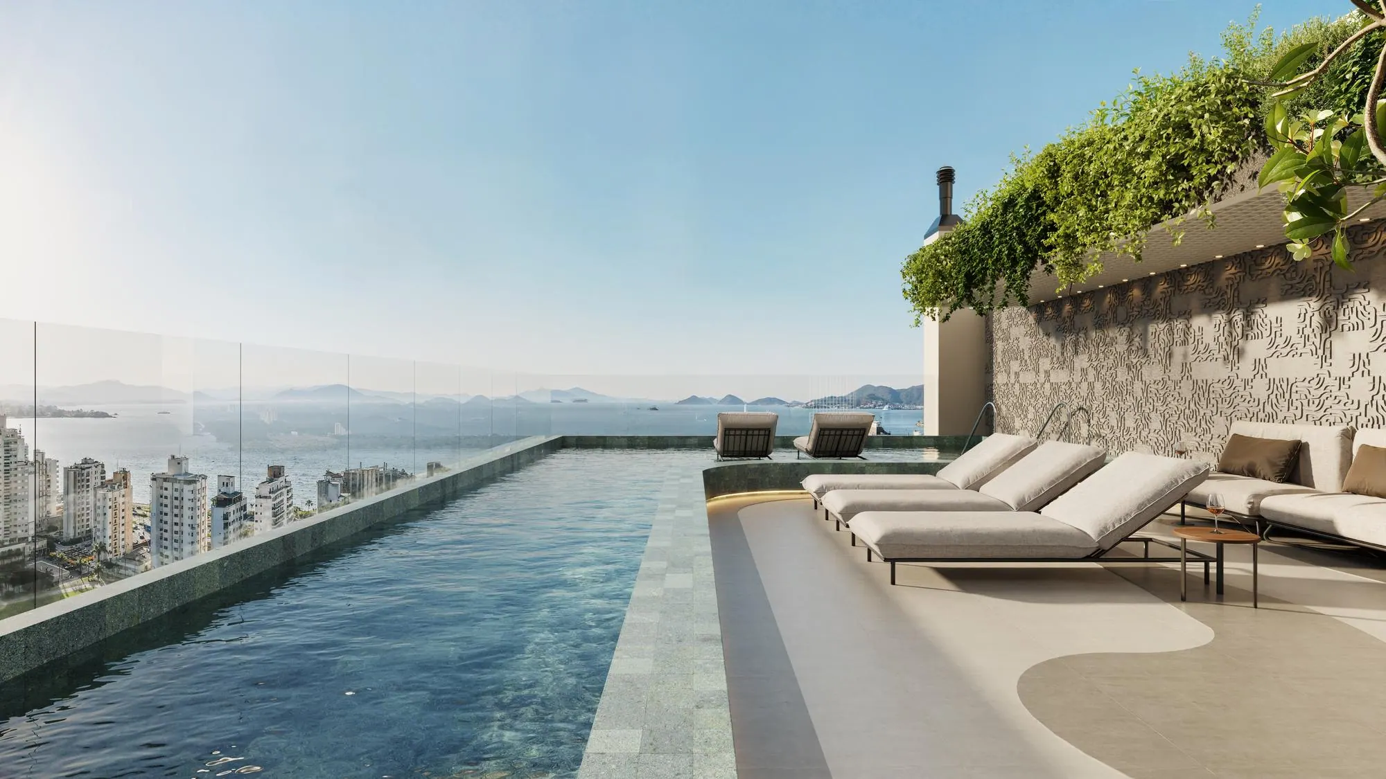 Cais, piscina