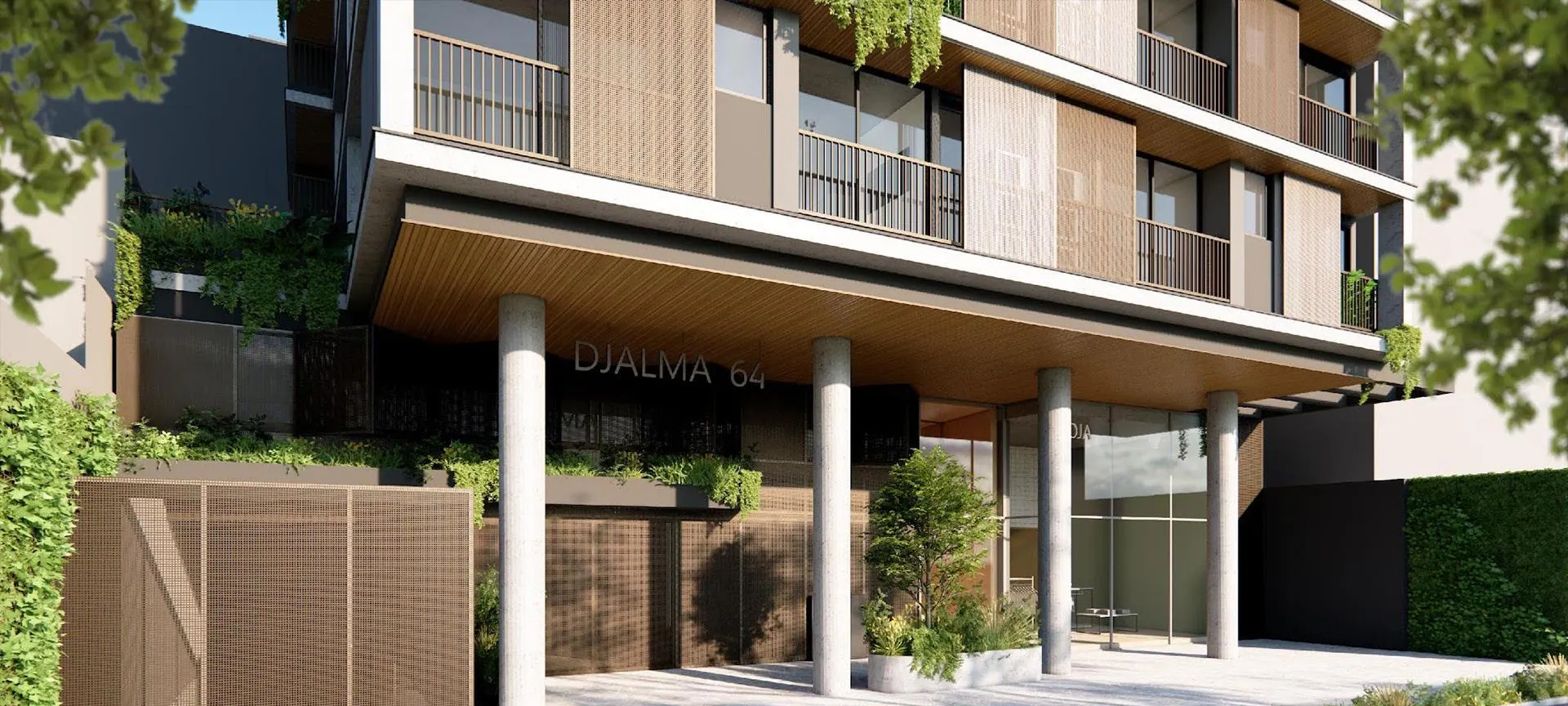 Djalma 64, fachada