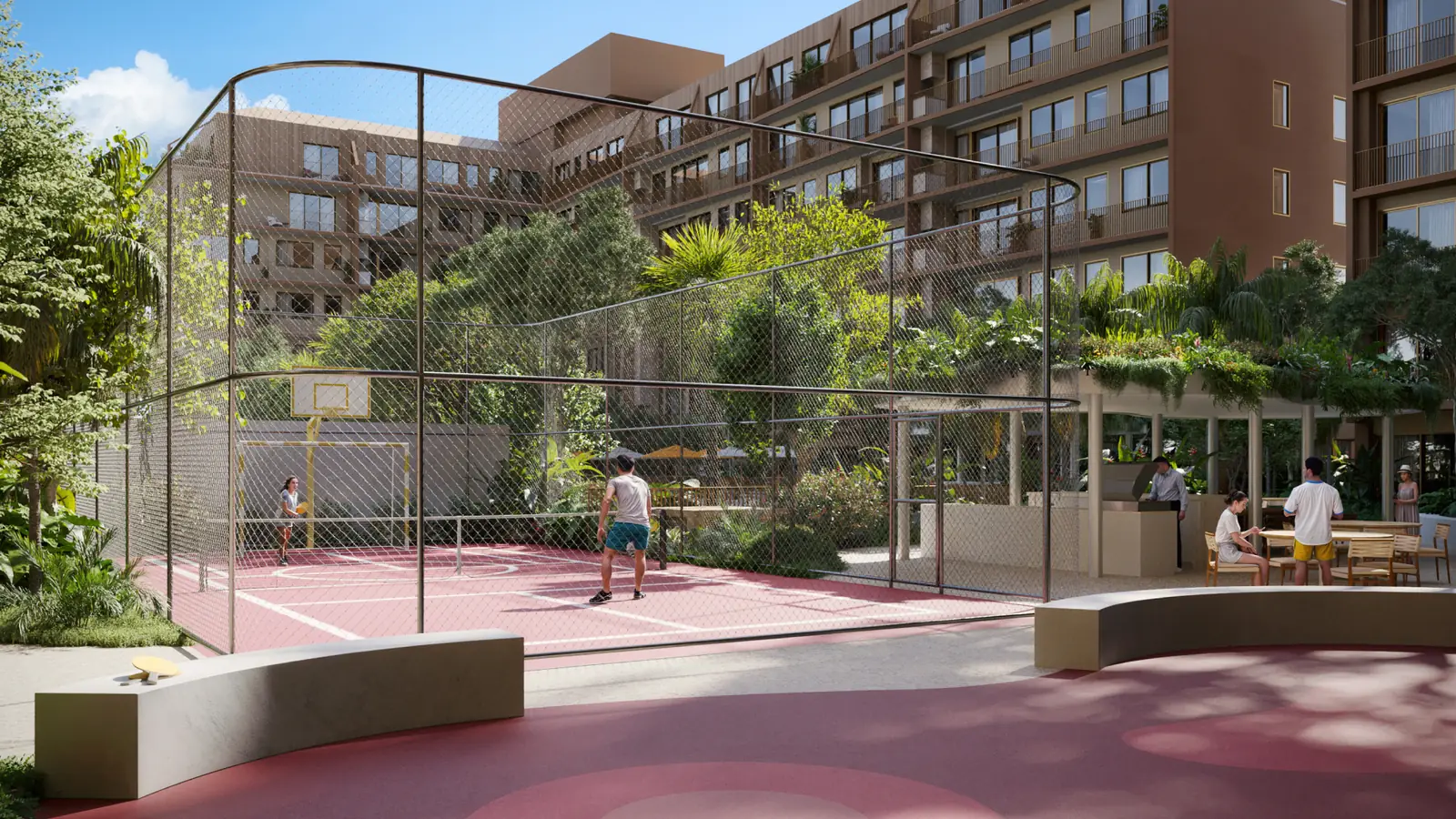 D/Pulse Beach Concept, quadra