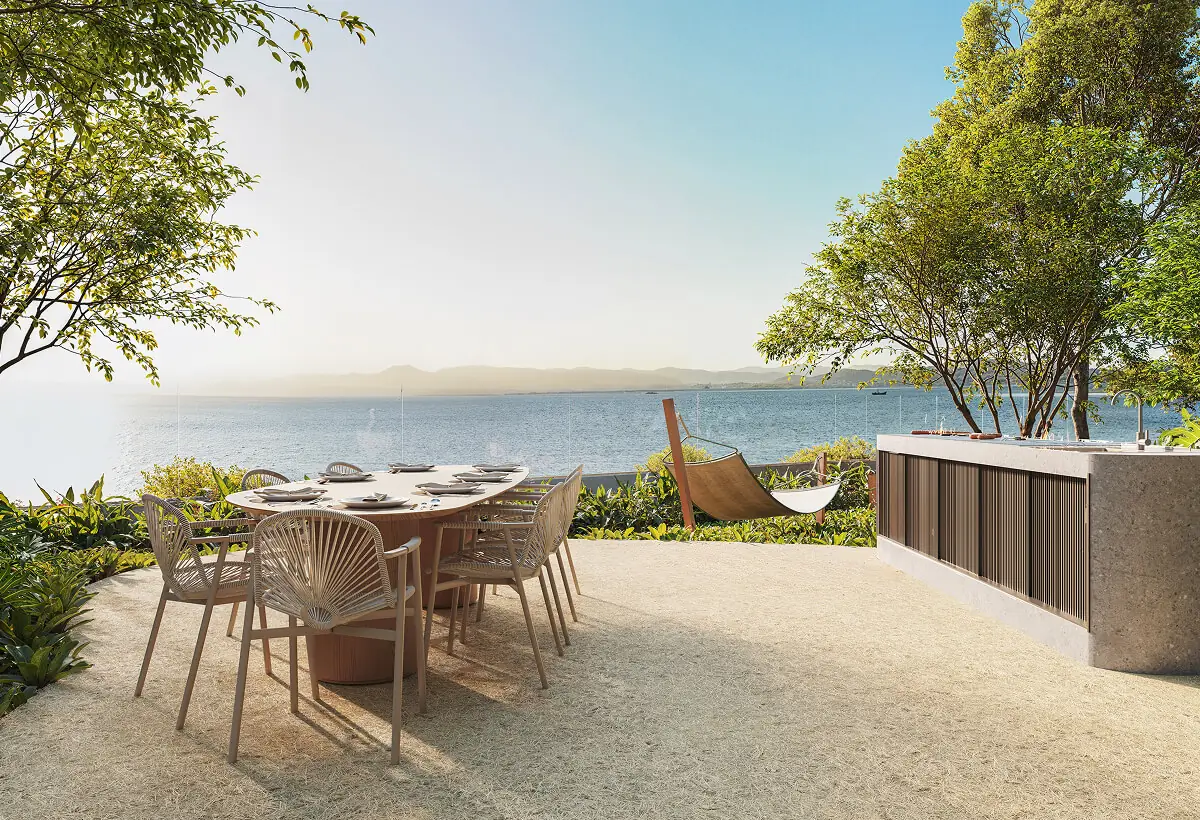 D/Season Residence Club, deck com vista