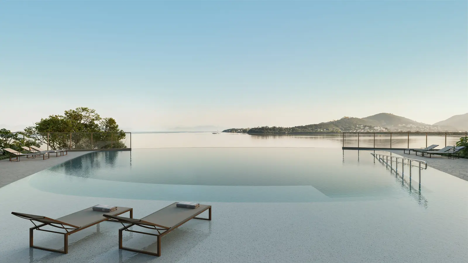 D/Season Residence Club, piscina com borda infinita