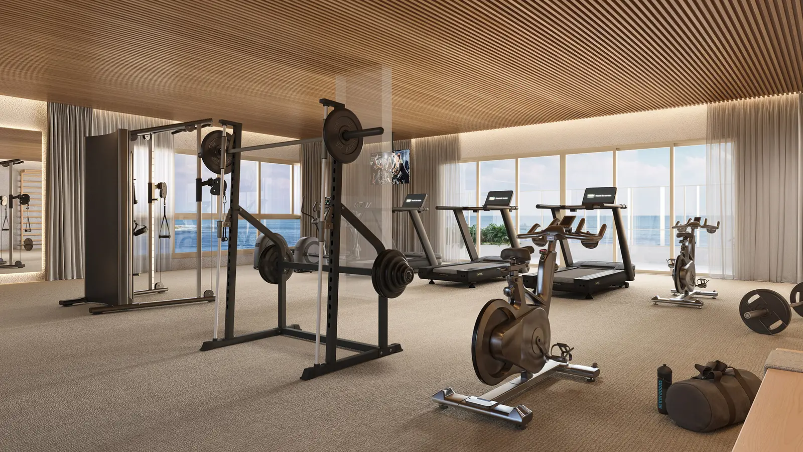 D/Verse Beach Concept, espaço fitness