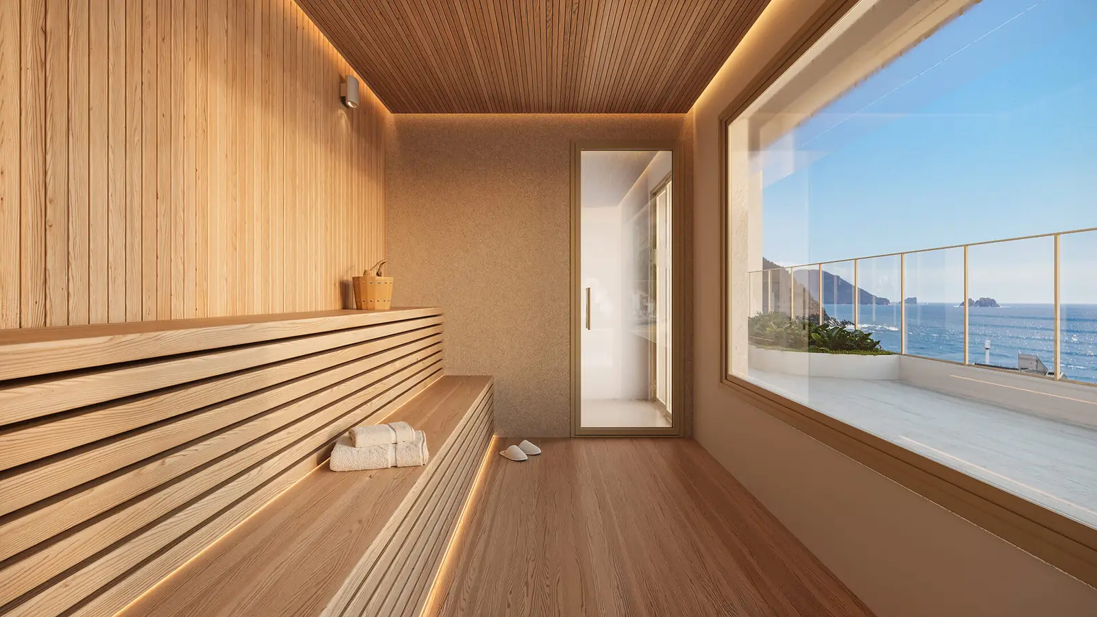 D/Verse Beach Concept, sauna