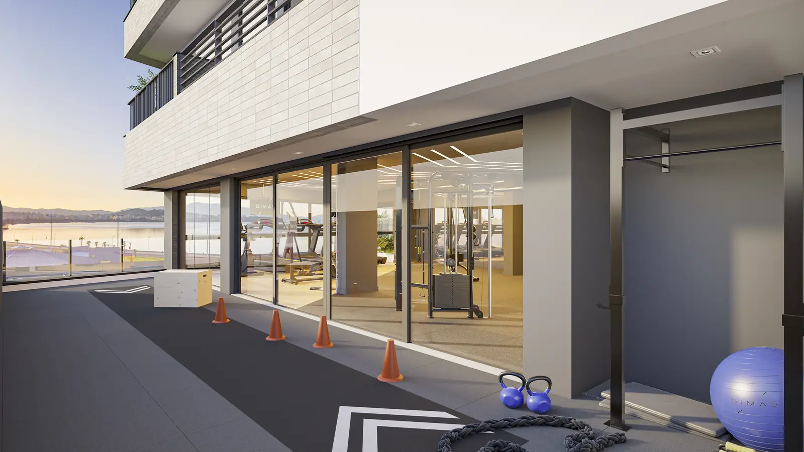 D/Vert Residence Club, fitness externo
