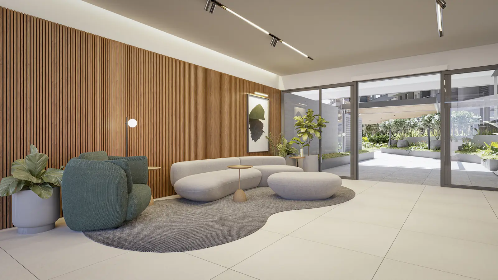 D/Vert Residence Club, hall de entrada