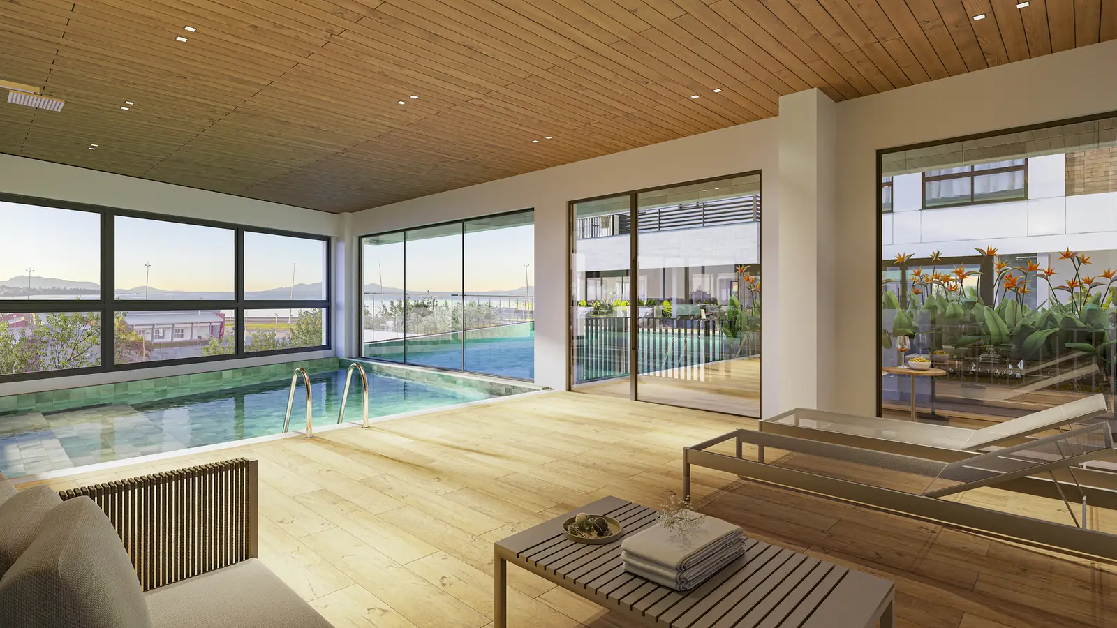 D/Vert Residence Club, piscina térmica