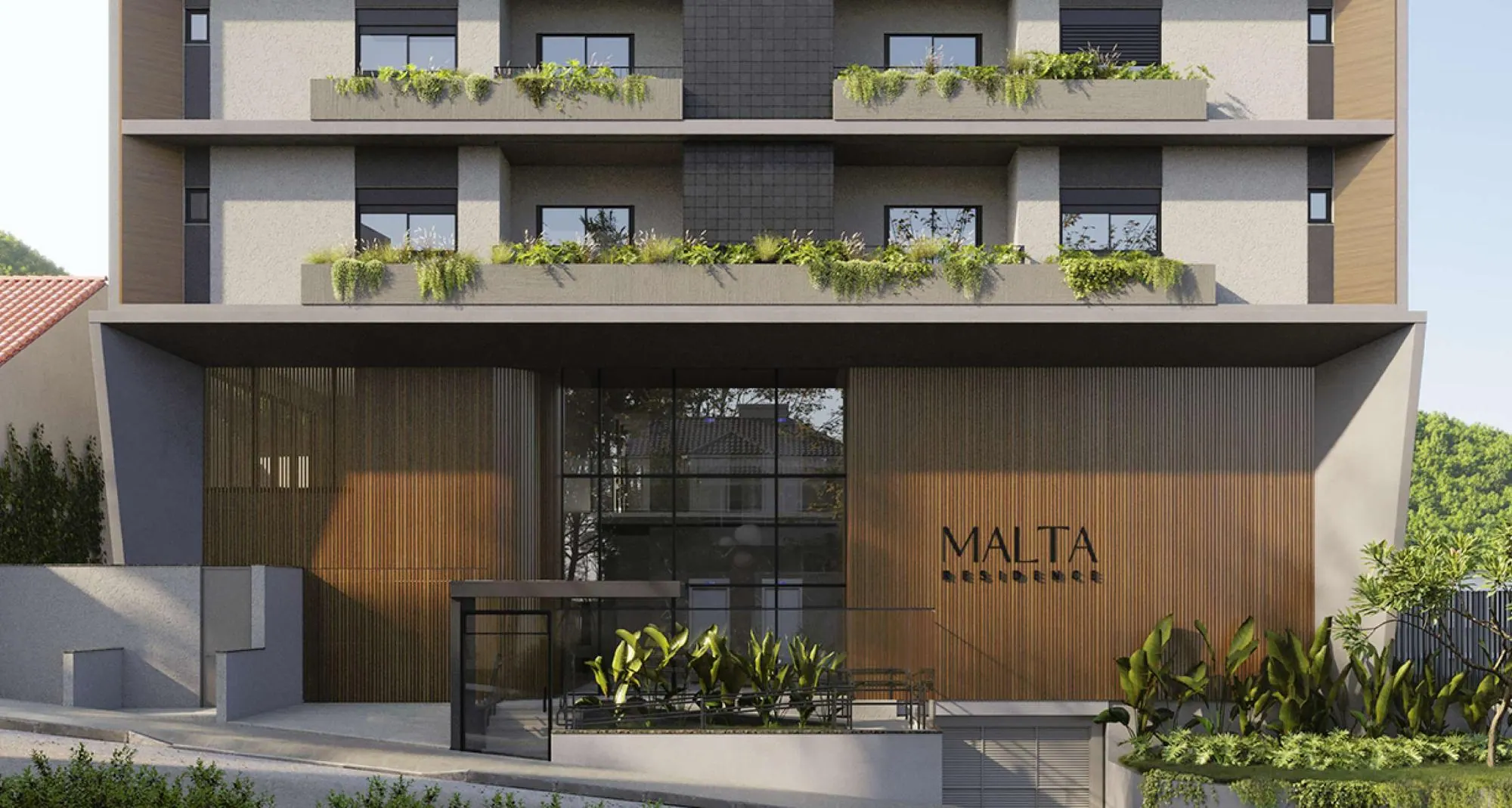 Malta Residence, fachada