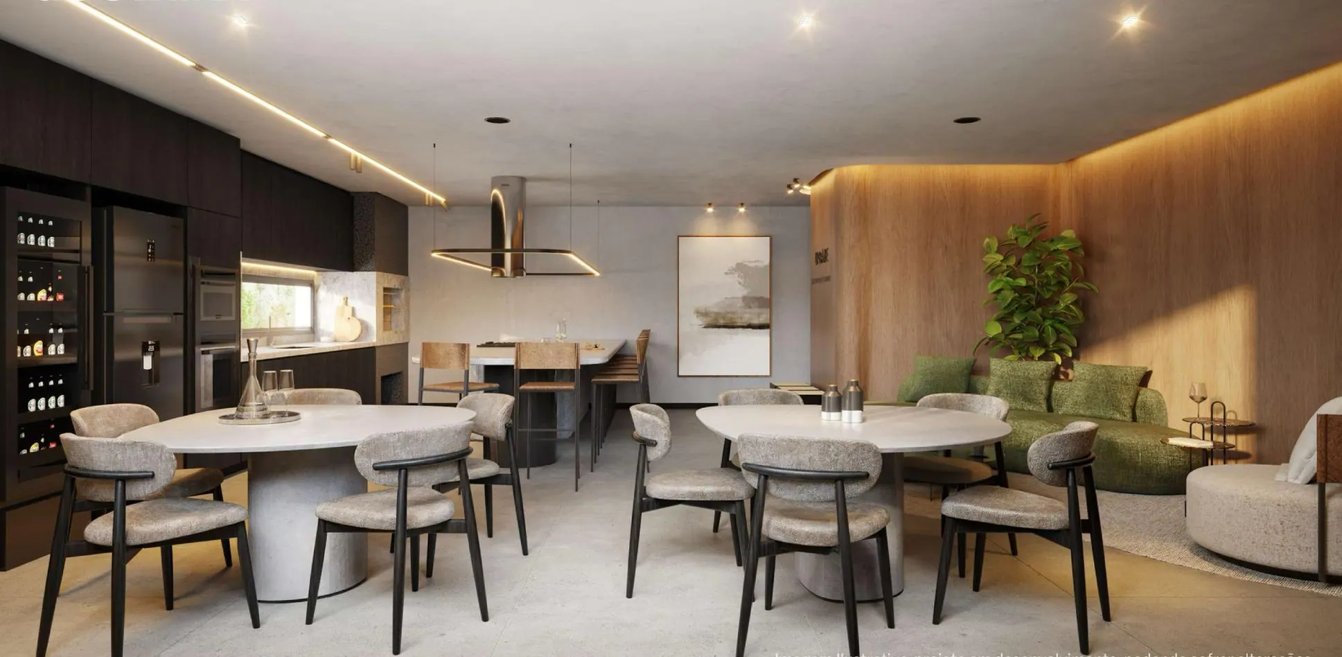 Studio Urbane, espaço gourmet