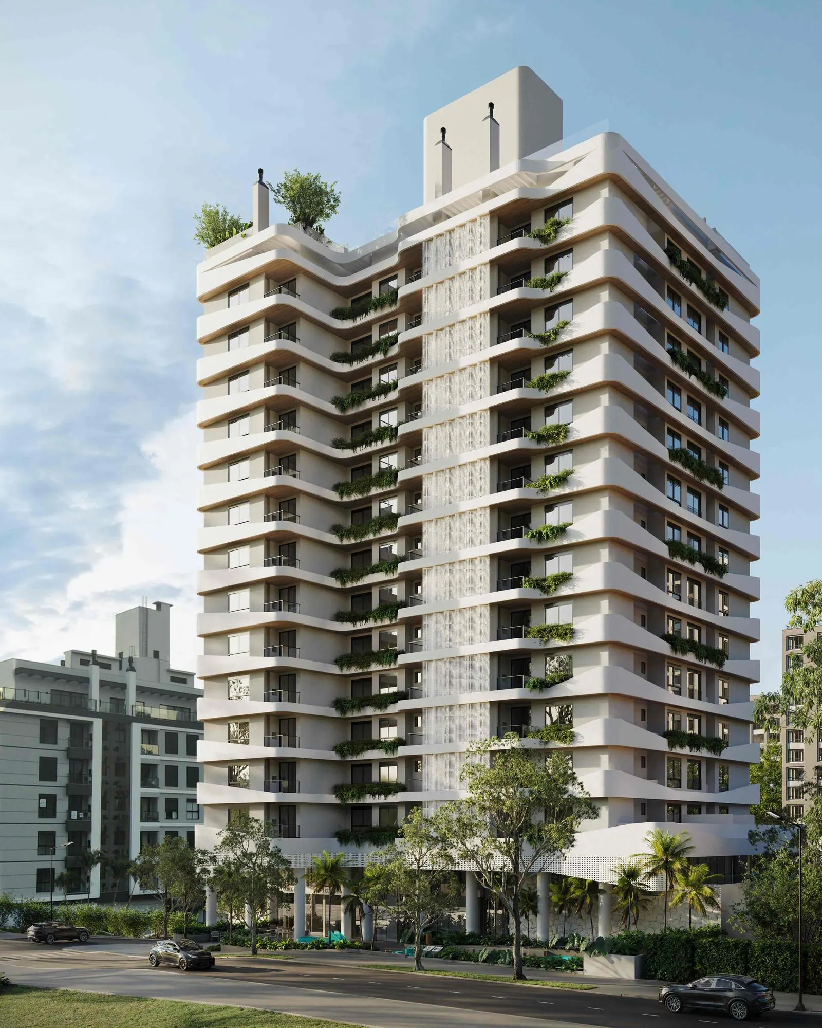 Zenn Living Residence, fachada