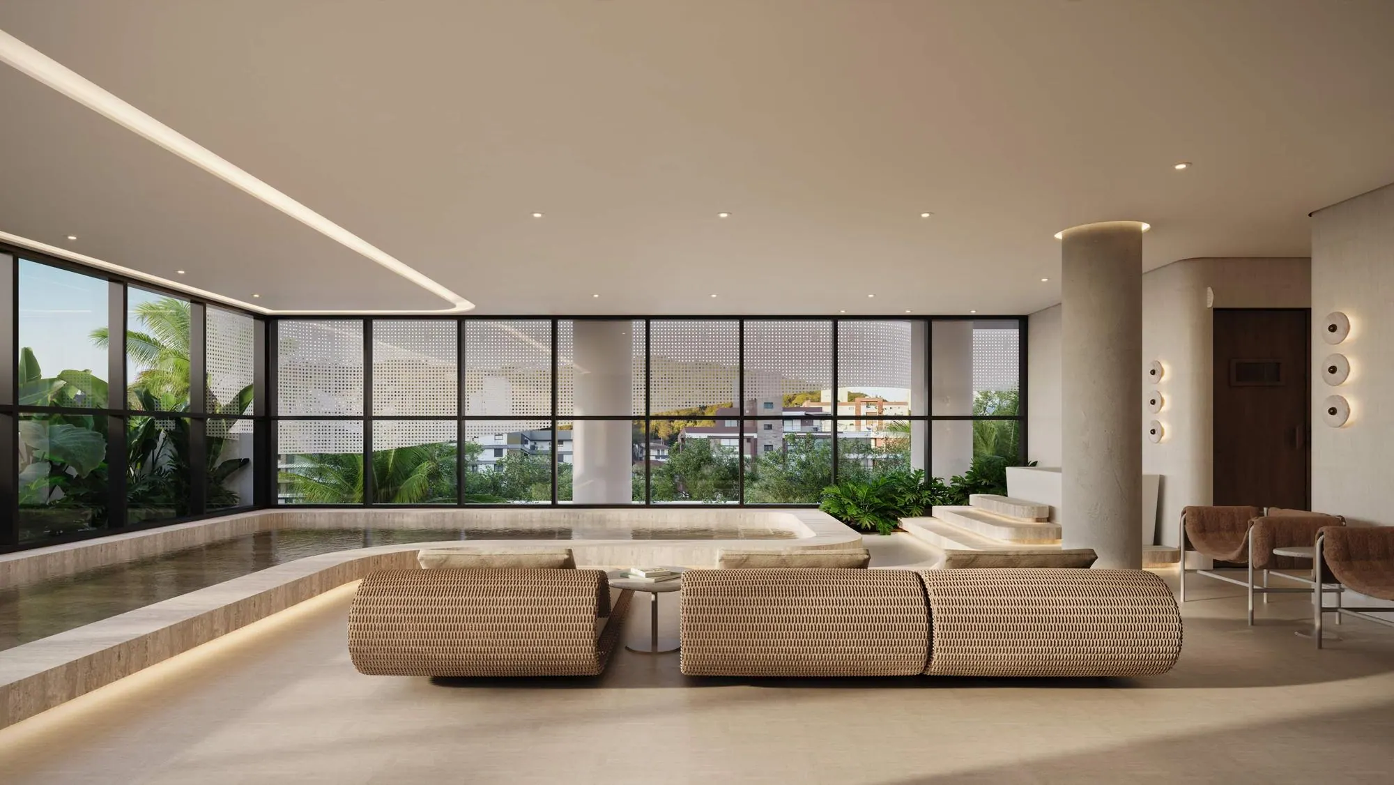 Zenn Living Residence, piscina interna aquecida